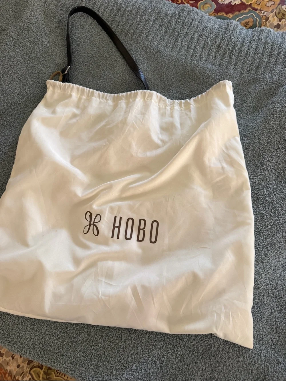 HOBO Black Leather Crossbody Bag Convertible Zip Flap Purse